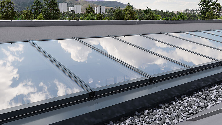 Moduláris üvegtető LAMILUX Modular Glass Skylight MS78