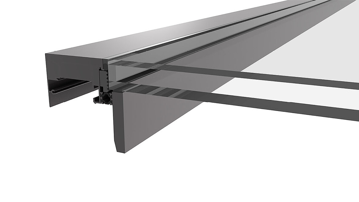 LAMILUX Modular Glass Skylight MS78 hőszigetelő üvegezés, 2-rétegű