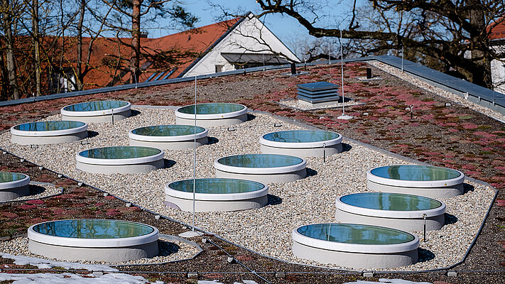 LAMILUX lapostető-ablakok | Kindergarten St. Severin, Garching