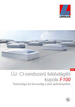 Felülvilágító kupola F100